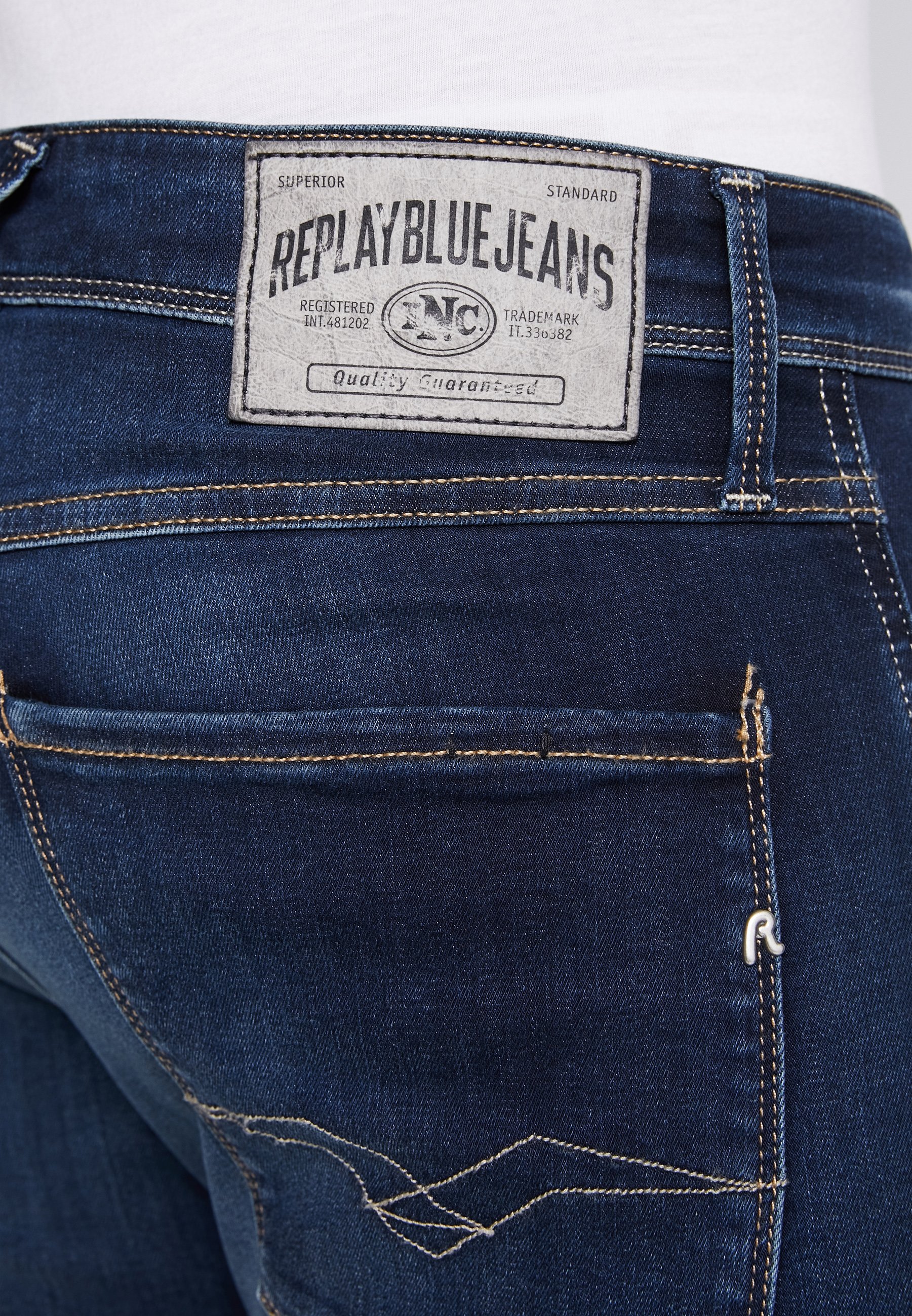 replay blue jeans superior standard