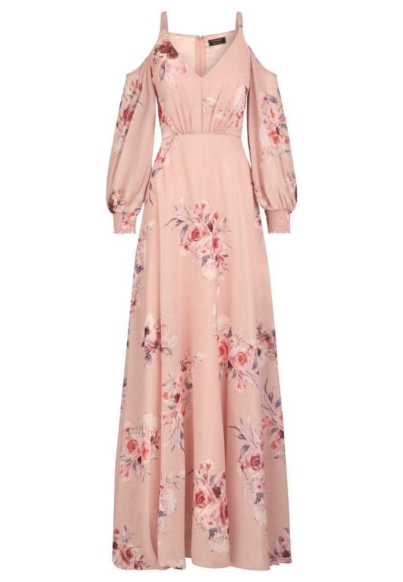Damen Freizeitkleider | Apart Maxikleid dunkelrosa multicolor/pink - DE90130 Damen Freizeitkleider | Apart Maxikleid dunkelrosa multicolor/pink - DE90130