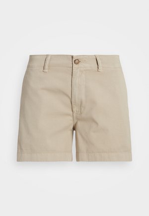 FLAT FRONT - Pantaloni scurți - khaki