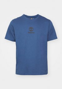 SMALL LOGO PRINT TEE LEMON PEPPER - T-shirts print - dark denim