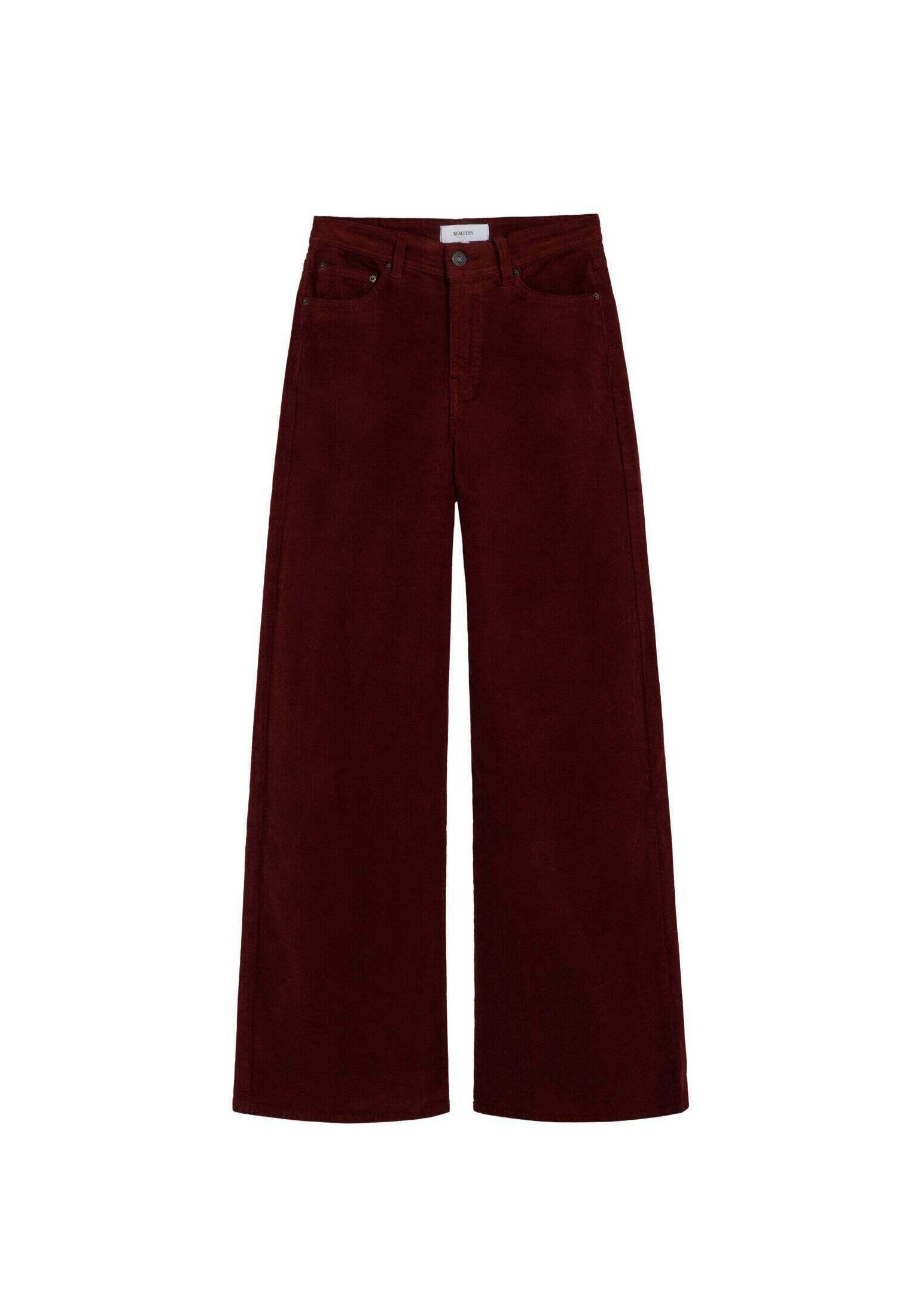 Scalpers Pantalones burgundy/burdeos
