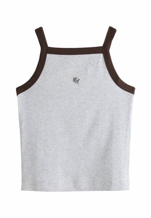 Next, REGULAR FIT - RIBBED THICK STRAP VEST . - Débardeur - grey