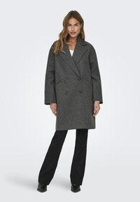 ONLY ONLBLAKE OVERSIZE COAT - Abrigo clásico - dark grey melange