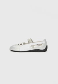 Puma - SPEEDCAT BALLET - Ballerina's - silver/white Miniatuurafbeelding 1