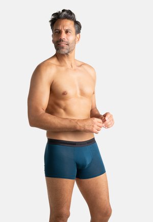 LOT DE 3 EXCEPTION - Boxers - bleu canard-kaki-amande