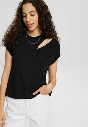 Print T-shirt - black