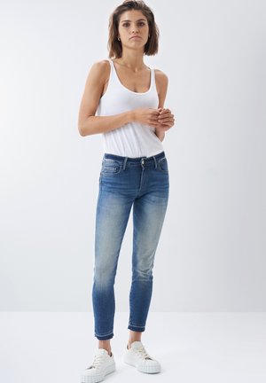Salsa Jeans PUSH UP CAPRI - Jeans Skinny - Blue