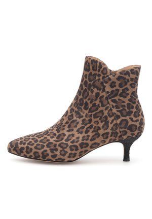 Woden SAGA ZIP  - Støvletter - leopard