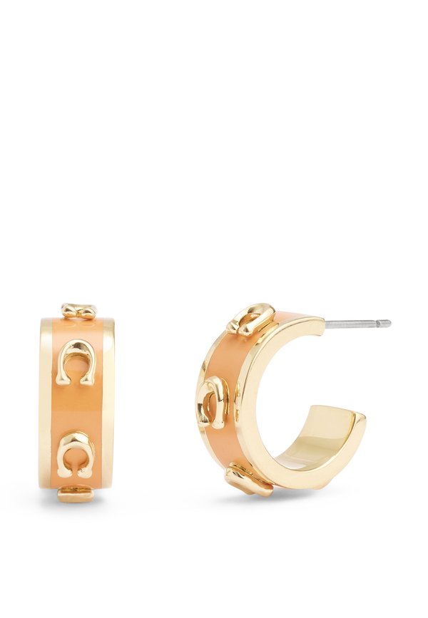 SIGNATURE C HUGGIE - Earrings - orange