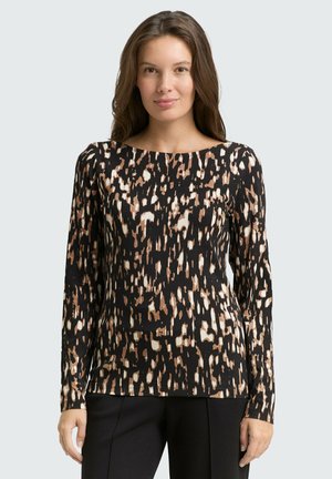 MIT MUSTER - Langarmshirt - brown sparkle design