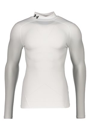 Under Armour COMP MOCK - Long sleeved top - weiss