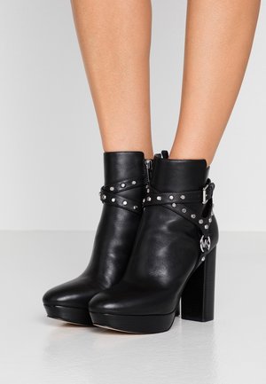 High Heel Stiefelette - black