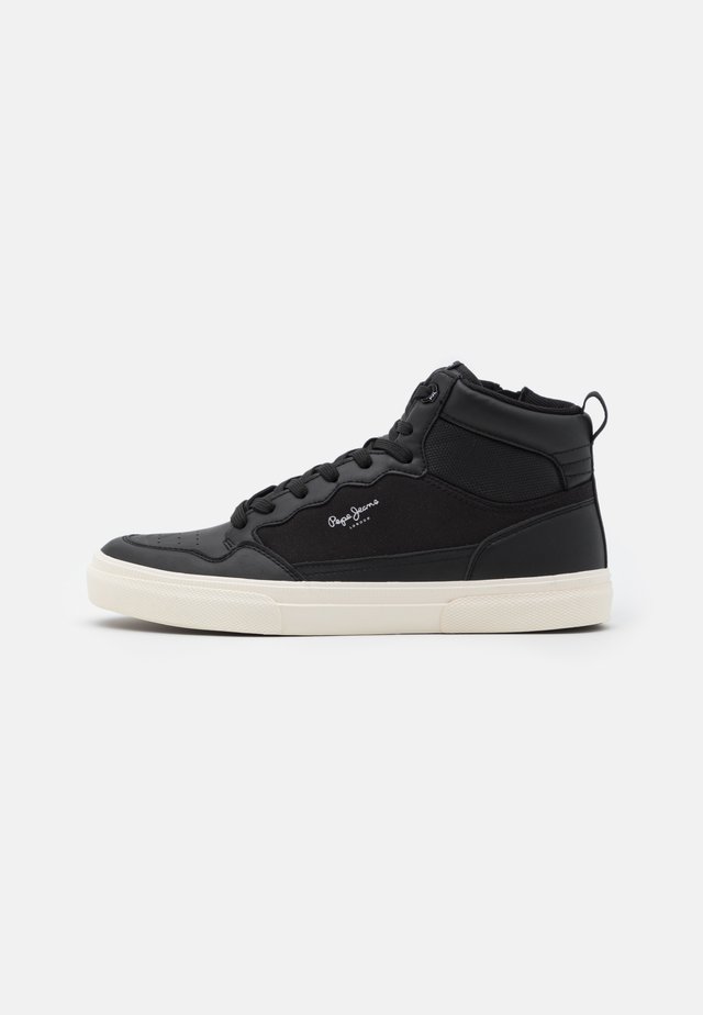 KENTON MAN - Korkeavartiset tennarit - black