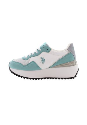 U.S. Polo Assn., BAYLE003 - Sneakers laag - white aquamarine