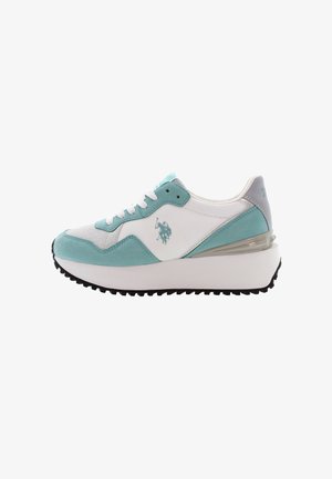 U.S. Polo Assn., BAYLE003 - Sneaker low - white aquamarine