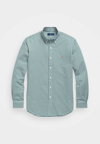 Polo Ralph Lauren GINGHAM OXFORD SHIRT - Krekls - pine/white