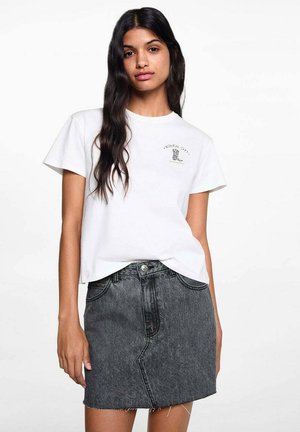 Mango Kids Áčková sukně - grey denim