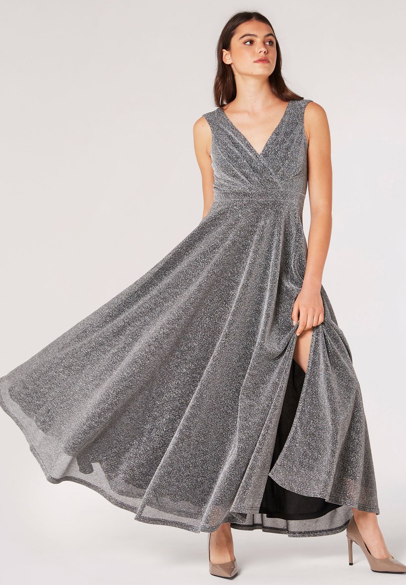 Apricot SPARKLE - Ballkleid - grey