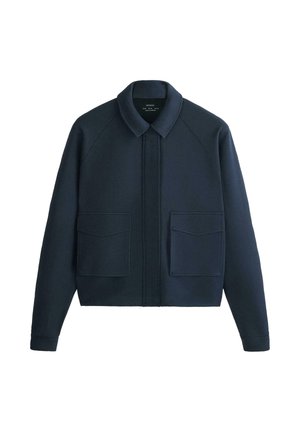 OYSHO, Leichte Jacke - metallic blue