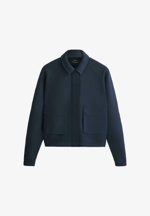 OYSHO, Leichte Jacke - metallic blue