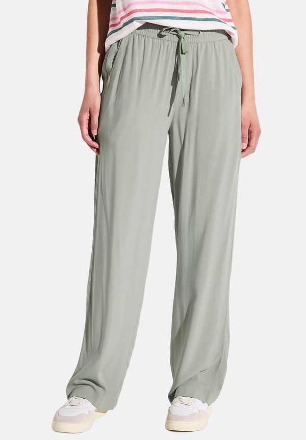 WIDE LEG - Stoffhose - grün