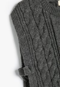 Koton SLEEVELESS ROUND NECK - Trui - anthracite