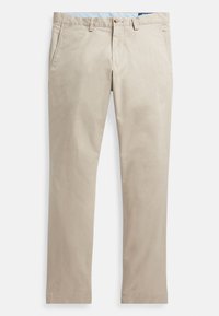STRETCH SLIM FIT WASHED CHINO PANT - Chinos - khaki tan