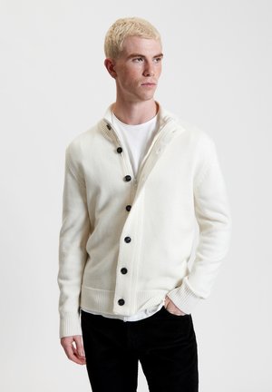 BUTTON CLOSURE - Vest - panna