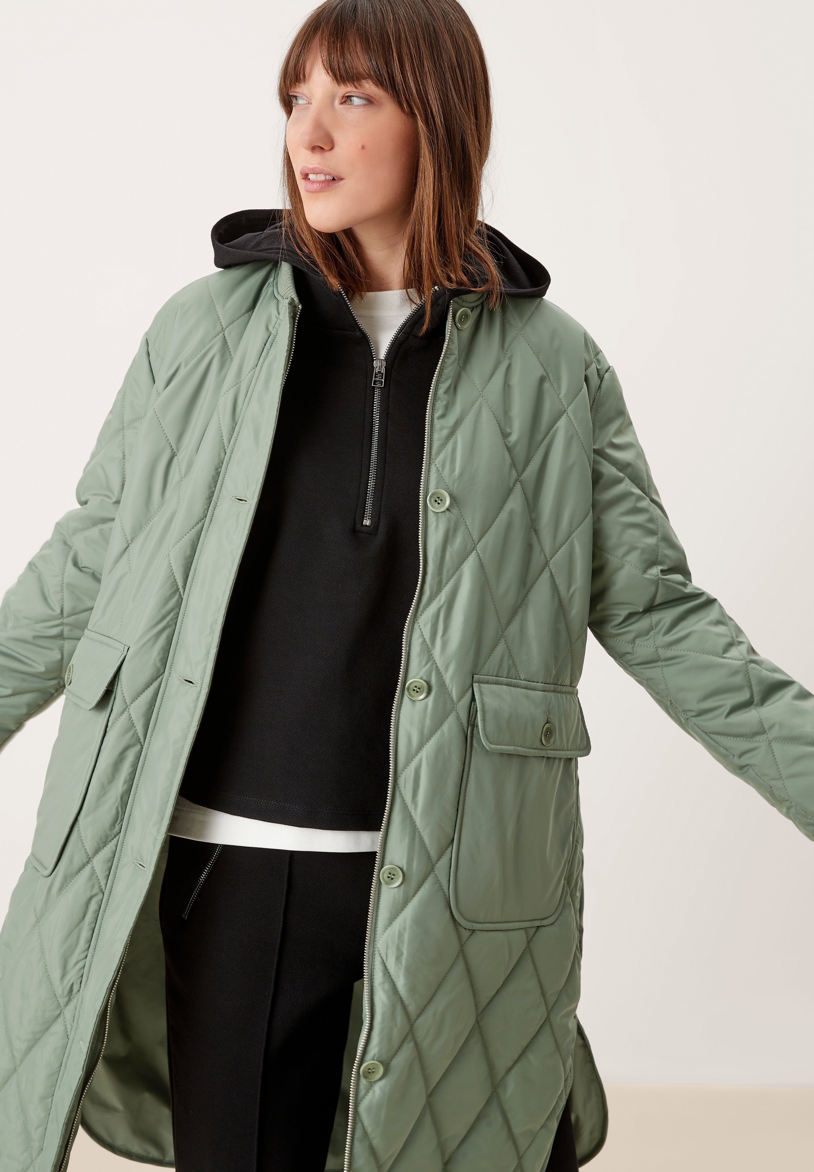 s oliver mantel damen khaki