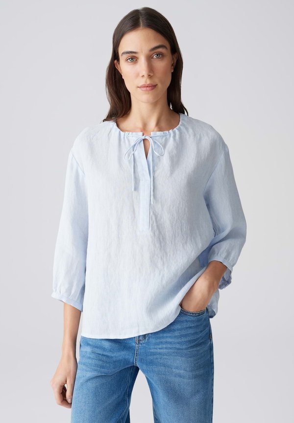 RELAXED FIT OVERCUT 3/4 SLEEVE - Bluse