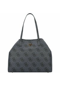 Guess VIKKY Borsa a mano coal logo/grigio