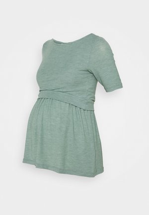 NURSING MLANABEL - Basic T-shirt - chinois green
