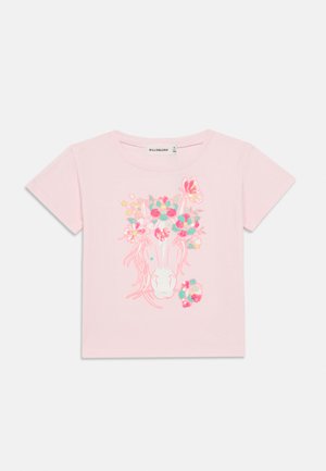 SHORT SLEEVES TEE - Μπλουζάκι με στάμπα - pink  pale