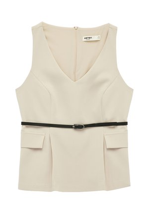 Koton, SLEEVELESS - Bluse - brown
