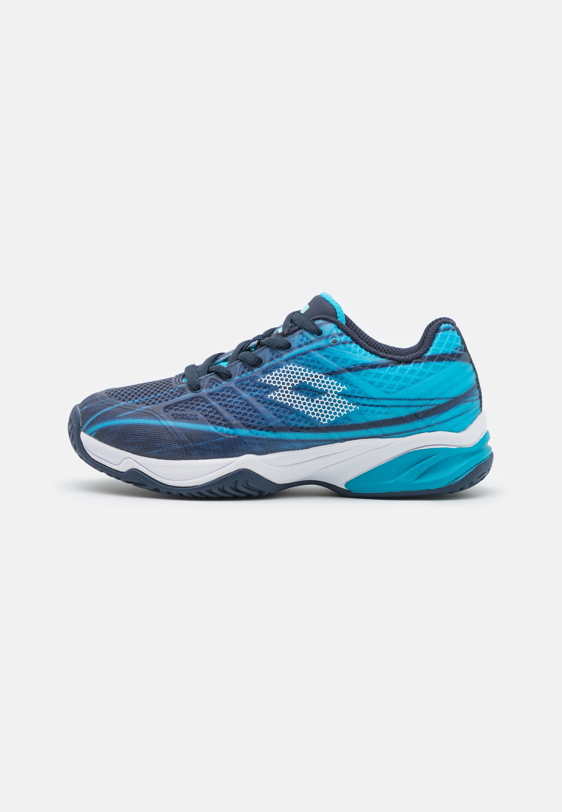 Lotto MIRAGE 300 UNISEX - Tennisschoenen voor alle ondergronden - navy  blue/all white/blue ocean/donkerblauw - Zalando.be
