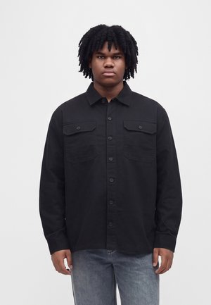 Jack & Jones, JCOFUSION CLASSIC BADGE OVERSHIRT - Риза - black