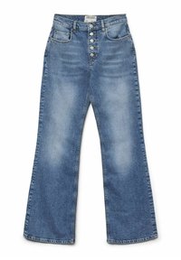 HOHE TAILLE - Alt laienevad teksad - medium blue denim