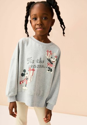 Next, REGULAR FIT - LONG SLEEVE  - Sweatshirt - grey christmas minnie mouse