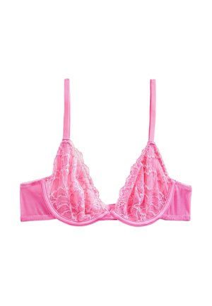 Kaarituelliset rintaliivit - bright pink