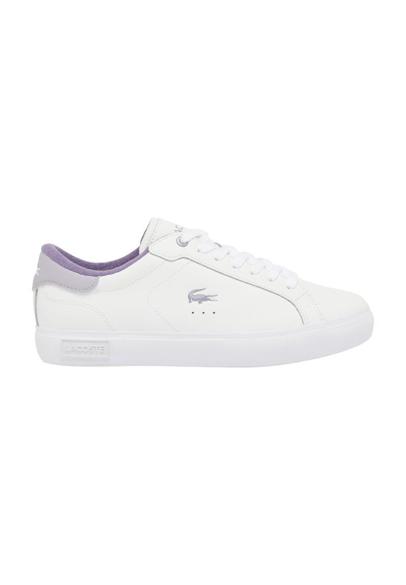 Lacoste POWERCOURT 224 - Zapatillas - wht/lt purp