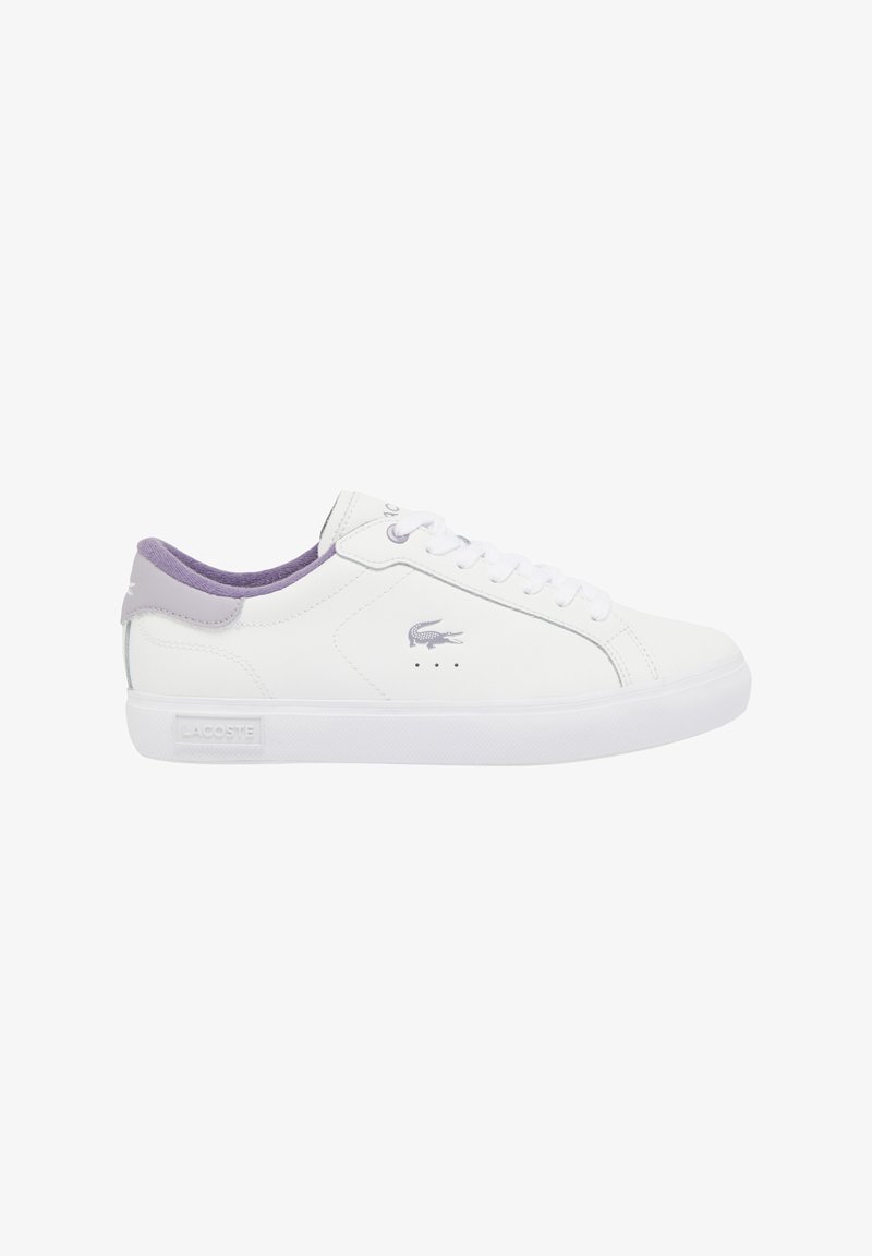 Lacoste POWERCOURT 224 - Zapatillas - wht/lt purp
