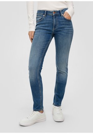 QS CATIE MID RISE - Jeans Slim Fit - blau