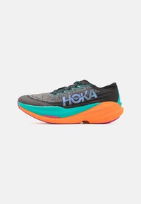 Unselected, black/electric aqua