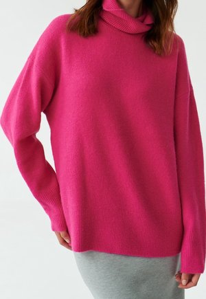 Jersey de punto - mottled red