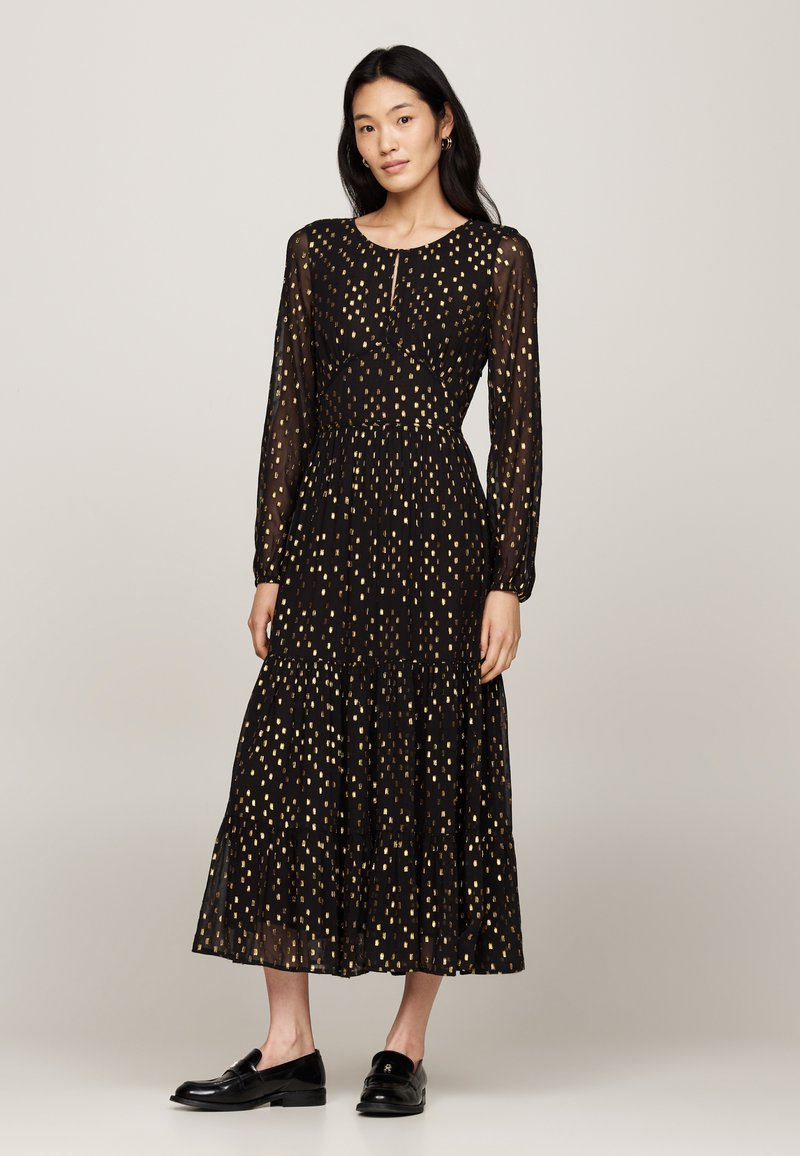 Tommy Hilfiger Dolga obleka - black