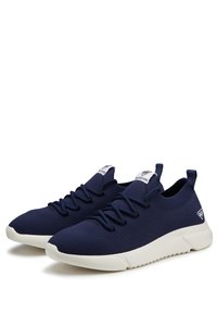Cravatta A Clip Con Drago Gallese – Blu Navy, Rosso E Bianco – Prodotta In Galles – Lunghezza 50,8 Cm
