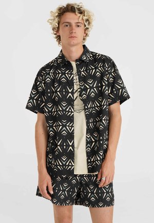 SHORTSLEEVE - Chemise - black fade ikat