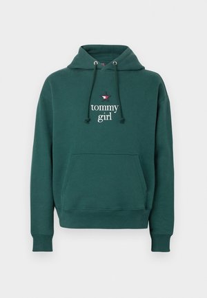 STAR GRAPHIC HOODIE UNISEX - Φούτερ - ornamental green