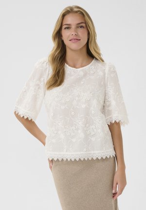 Cream HILDA SS - Blouse - snow white