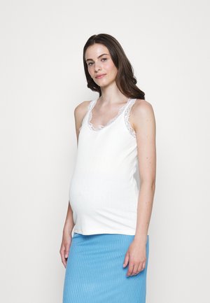 MAMALICIOUS MLFILLU SL JRS TOP - Blouse - snow white